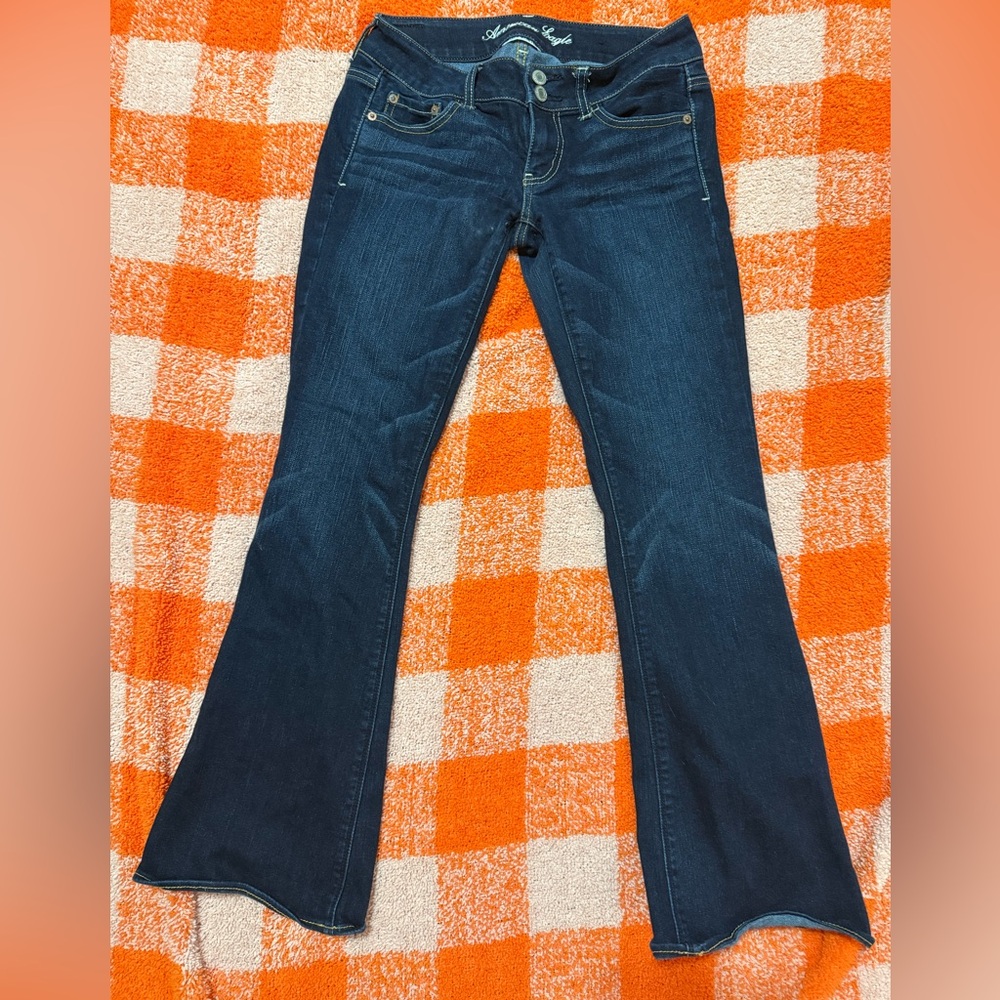 American Eagle low rise artist jeans size 4s